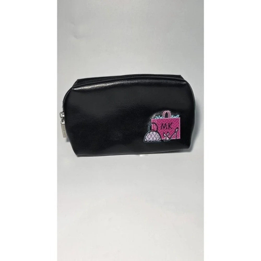 Mary Kay‎ MK Logo Girlfriend Makeup Cosmetic Travel Bag Pouch Black Pink 7
